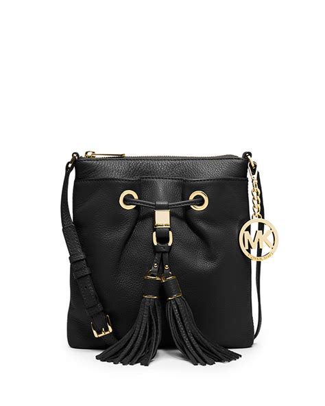 michael kors camden crossbody black|Michael Kors black crossbody.